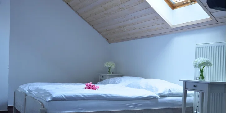 Ubytování v penzionu na statku: snídaně i vstup do wellness, možnost projížďky na koni