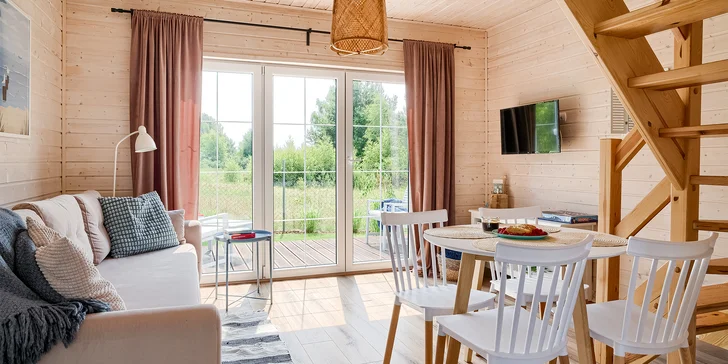Polská Dubaj: útulné hygge domky pro celou rodinu, v blízkosti slavná pláž
