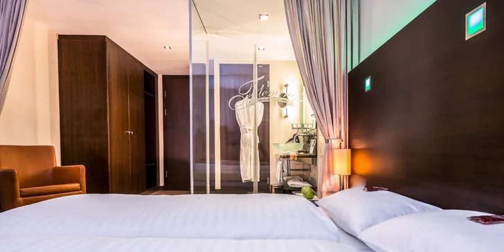4* hotel jen 2 km od historického centra Vídně se snídaní a saunou