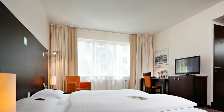 4* hotel jen 2 km od historického centra Vídně se snídaní a saunou