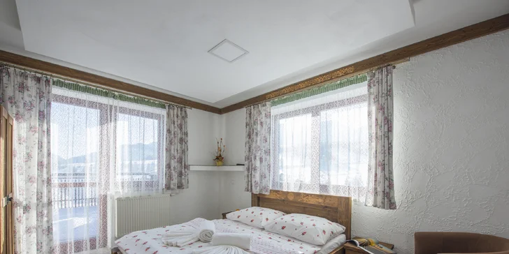 Relax v Belianských Tatrách: penzion nebo chalet, vč. wellness i polopenze