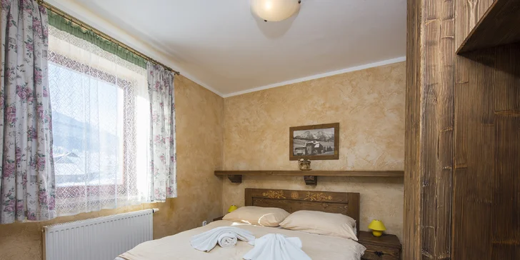 Relax v Belianských Tatrách: penzion nebo chalet, vč. wellness i polopenze