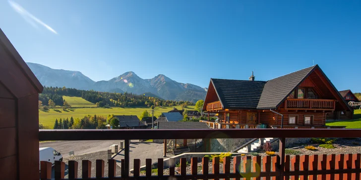 Relax v Belianských Tatrách: penzion nebo chalet, vč. wellness i polopenze