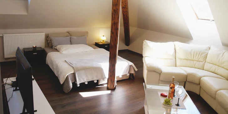 Dovolená v apartmánech pod Nízkými Tatrami: soukromý wellness, fitko i krb