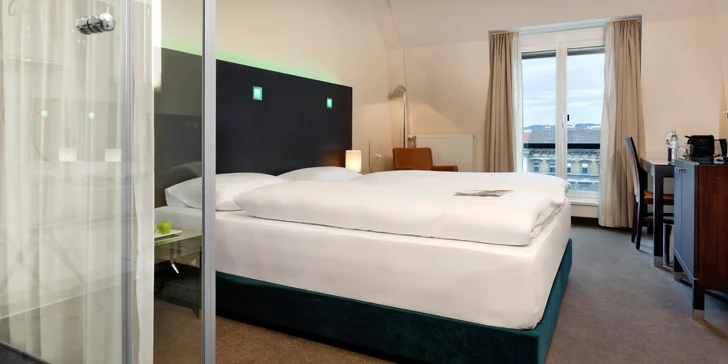 4* hotel jen 2 km od historického centra Vídně se snídaní a saunou