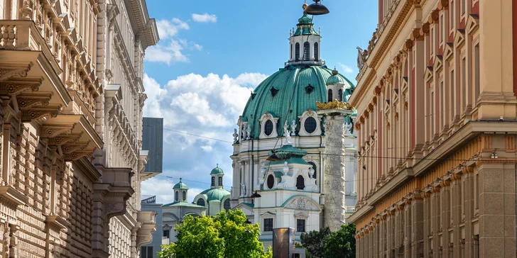 4* hotel jen 2 km od historického centra Vídně se snídaní a saunou