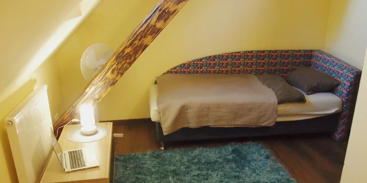 Prostorný apartmán pod Nízkými Tatrami až pro 6 osob: kuchyně, sauna, zahrada
