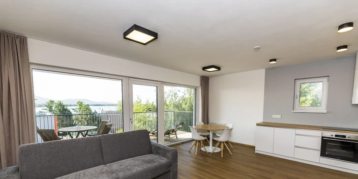 Moderní apartmány v Pasohlávkách vč. wellness, 130 m od Aqualandu Moravia