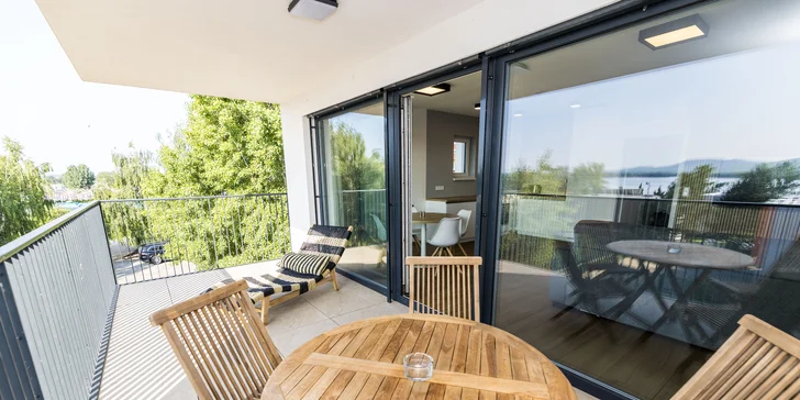 Moderní apartmány v Pasohlávkách vč. wellness, 130 m od Aqualandu Moravia