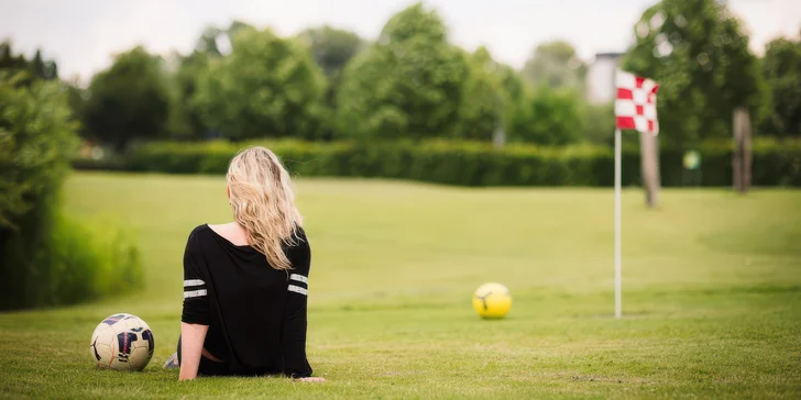 Vstupné na 18jamkový fotbalgolf v areálu Kšírovka pro 2 dospělé