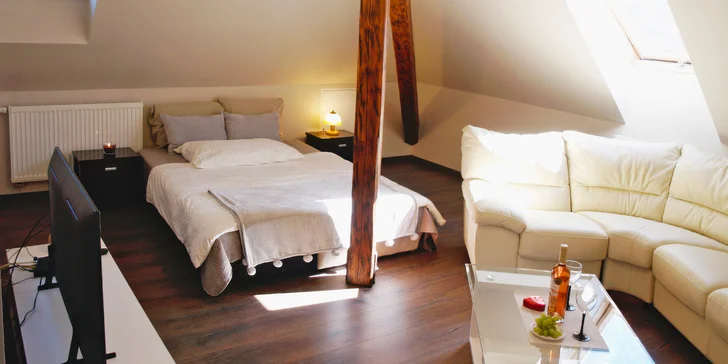 Prostorný apartmán pod Nízkými Tatrami až pro 6 osob: kuchyně, sauna, zahrada