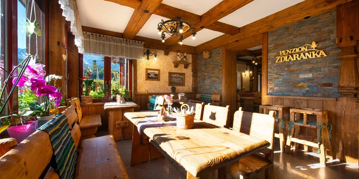 Relax v Belianských Tatrách: penzion nebo chalet, vč. wellness i polopenze