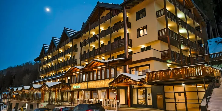Zimní pobyt v Itálii: hotel 100 m od vleků, polopenze i vstup do wellness
