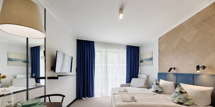 Perfektní dovolená ve Svinoústí: aparthotel se snídaní a wellness, 150 metrů od pláže