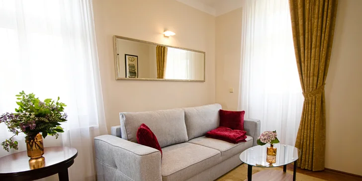 Komfortní apartmány v klidné části Mariánských Lázní až pro 4 osoby