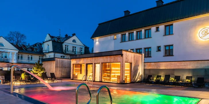 Relax v Zakopaném: moderní rezort s neomezeným wellness, fitness i dětským koutkem