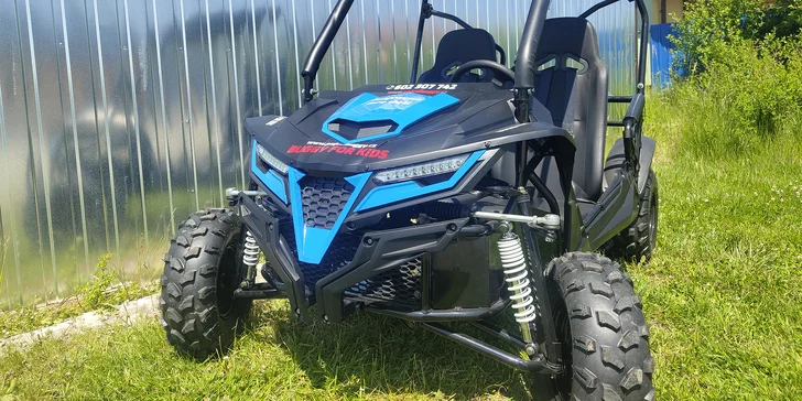 Jízda v dětské bugině: pro děti od 6 do 15 let, vč. dohledu instruktora
