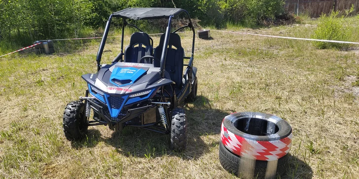 Jízda v dětské bugině: pro děti od 6 do 15 let, vč. dohledu instruktora