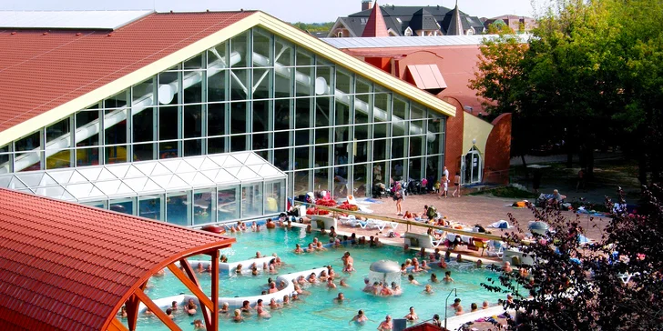 Celodenní výlet na termální koupaliště Veľký Meder: doprava i vstupné v ceně