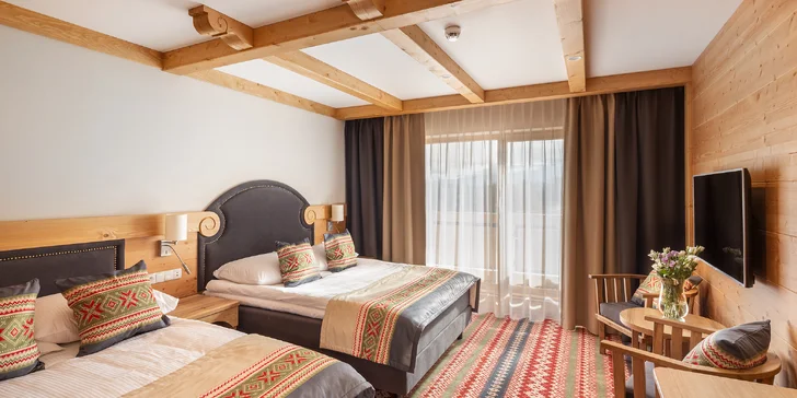 Relax v rodinném hotelu v polských Tatrách: polopenze, termální bazény, wellness i zábava pro děti