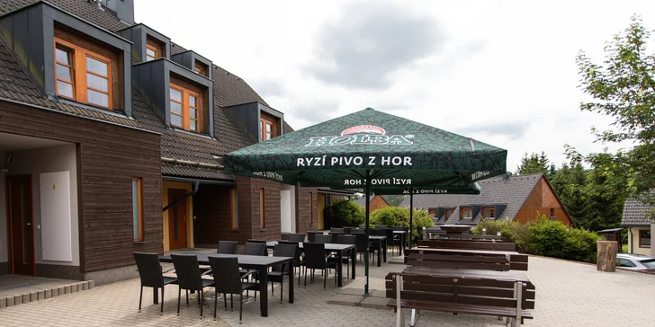 Orlické hory: neomezený wellness, snídaně, 1000 Kč na večeři a sleva na elektrokola