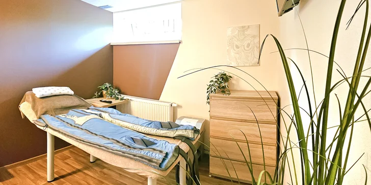 Detoxikace i redukce celulitidy: lymfatické kalhoty a maderoterapie na 30 až 90 minut
