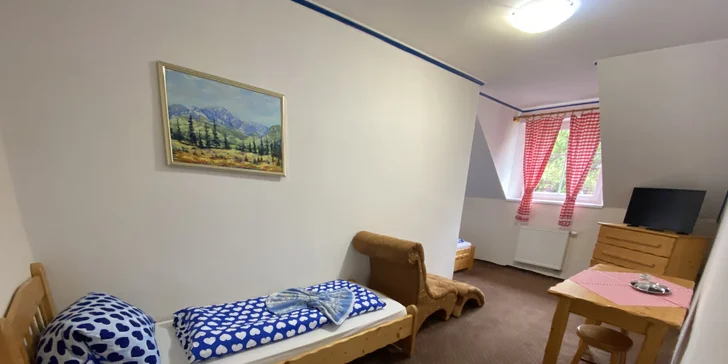 Pobyt v Belianských Tatrách: penzion nebo srub, vč. snídaně
