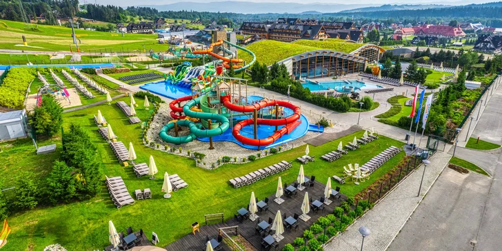 Relax v rodinném hotelu v polských Tatrách: polopenze, termální bazény, wellness i zábava pro děti