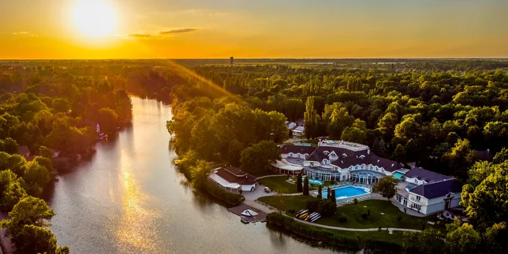 Rodinný odpočinek v Maďarsku: 4* hotel s wellness, polopenzí i soukromou pláží