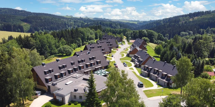 Orlické hory: neomezený wellness, snídaně, 1000 Kč na večeři a sleva na elektrokola