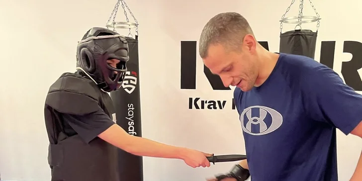 Měsíc lekcí sebeobrany Krav Maga pro 1 osobu: celkem 8 tréninků, 2x týdně