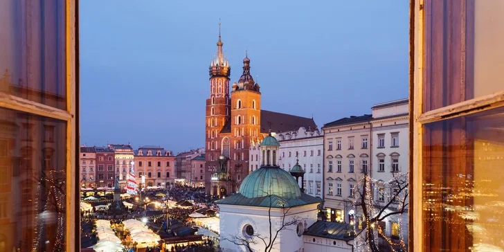 Zájezd do Krakova: památky i návštěva vánočních trhů vč. 3* hotelu se snídaní a dopravy