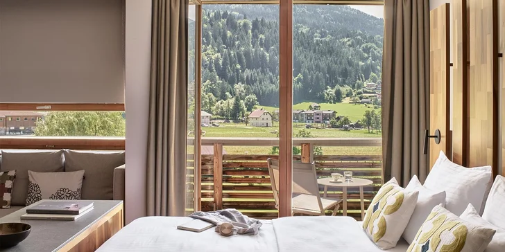 Luxusní pobyt v Korutanech: plná penze, obří wellness a turistická karta