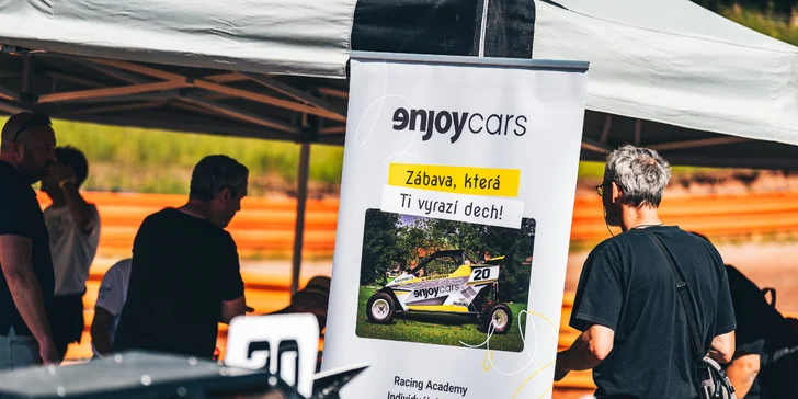 Jízda ve speciální závodní buggy Kartcross na 4 tratích po celé ČR