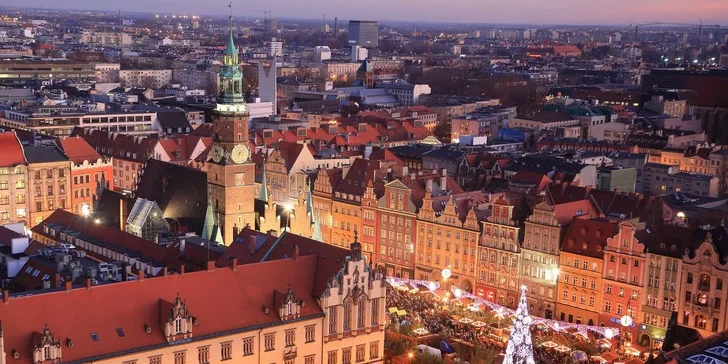 Adventní Vratislav vlakem: 2 noci se snídaní, památky, vánoční trhy i volný program