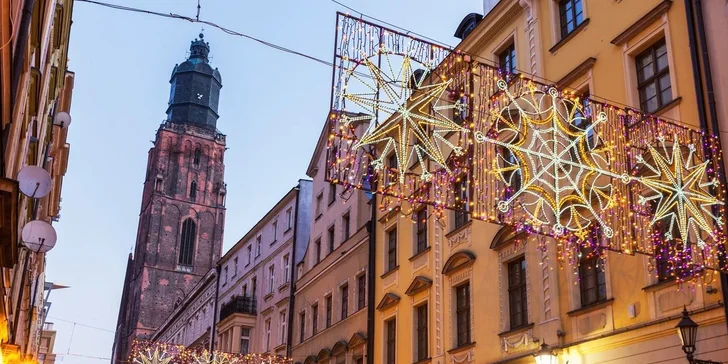 Adventní Vratislav vlakem: 2 noci se snídaní, památky, vánoční trhy i volný program