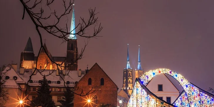 Adventní Vratislav vlakem: 2 noci se snídaní, památky, vánoční trhy i volný program