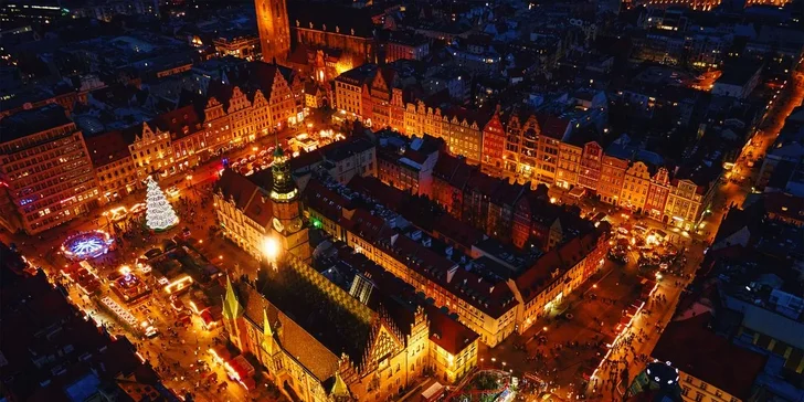 Adventní Vratislav vlakem: 2 noci se snídaní, památky, vánoční trhy i volný program