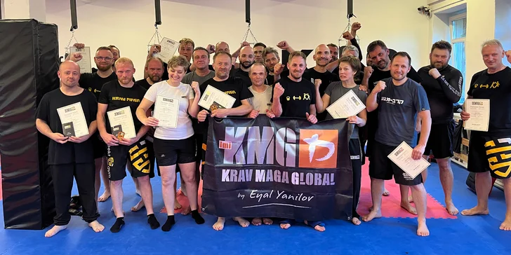 Měsíc lekcí sebeobrany Krav Maga pro 1 osobu: celkem 8 tréninků, 2x týdně