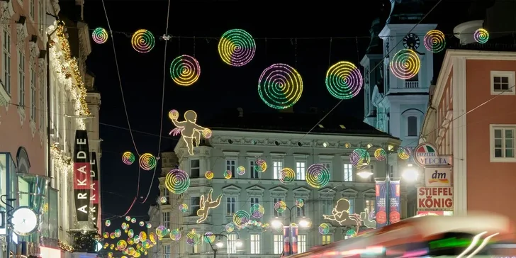 Vánoční Linec: návštěva adventních trhů, 2 noci v hotelu se snídaní, doprava vlakem