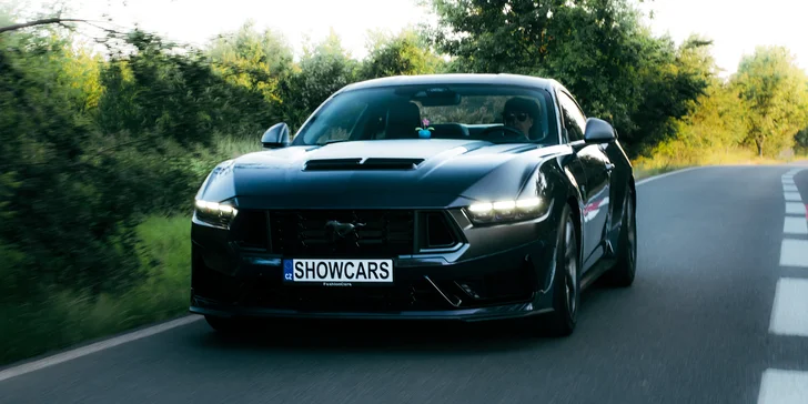 Jízda na 20–60 minut v americkém stylu s Ford Mustang DARK HORSE 5.0 V8