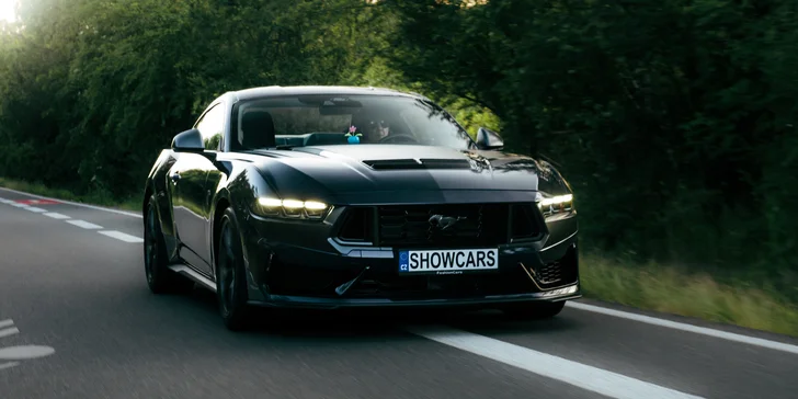 Jízda na 20–60 minut v americkém stylu s Ford Mustang DARK HORSE 5.0 V8