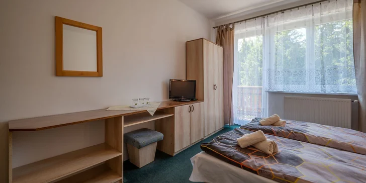 Liptovská pohoda s polopenzí a turistikou za rohem pro dva i rodinu