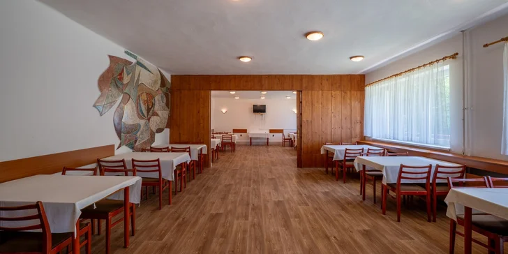 Jednoduchý horský hotel na Liptově až pro 4 osoby s polopenzí