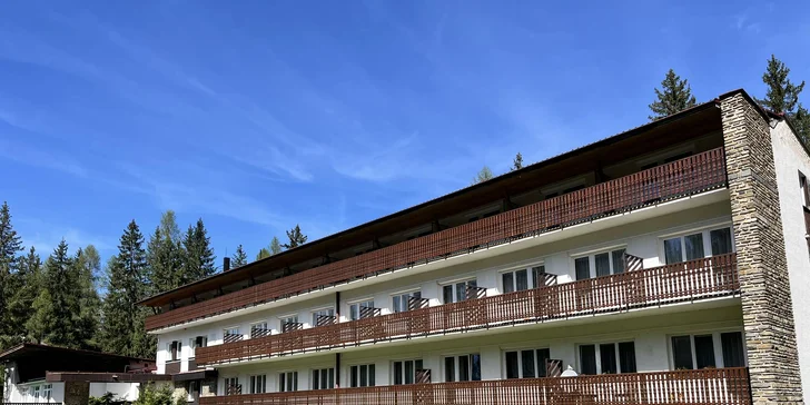 Jednoduchý horský hotel na Liptově až pro 4 osoby s polopenzí