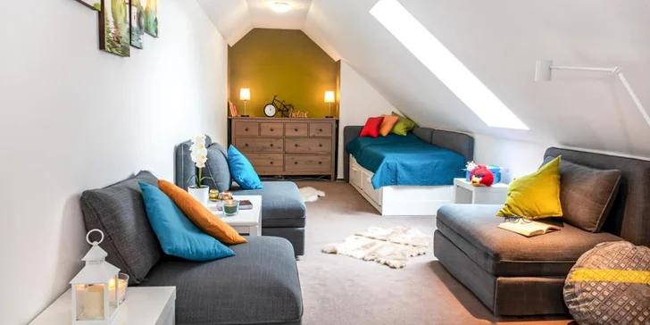Plně zařízené mezonetové apartmány pro 4–8 osob na Donovalech