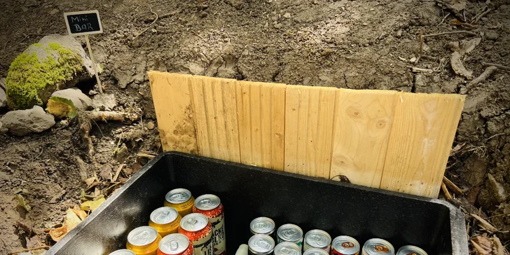 Vybavený treehouse na úpatí Krušných hor: terasa, houpací křesla i gril