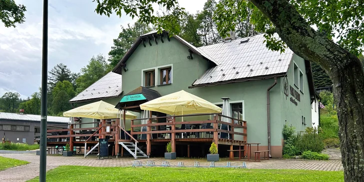 Příjemný penzion v Malé Morávce se snídaní i privátním wellness