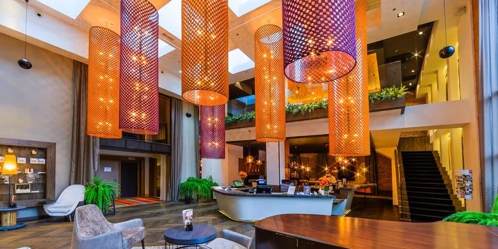 Pobyt v luxusním 5* hotelu v Řešově: designové pokoje, jídlo i wellness