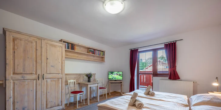 Báječná dovolená u Bešeňové: polopenze, wellness, Liptov Card i sleva do aquaparku Bešeňová